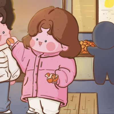 2023最新好看高质量动漫情头合集 超有爱的简约插画卡通情侣头像