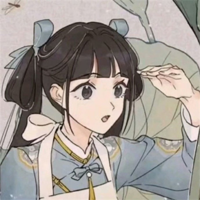 精选优质高清的卡通情侣头像 可爱好看的动漫情头一男一女分开