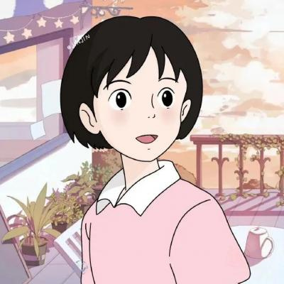 高质量日系ins风动漫情头图片 可爱超甜的动漫情侣头像一男一女