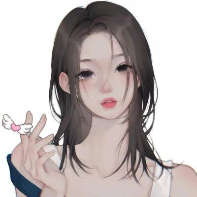 一左一右ins风精致好看微信情头 一男一女优质手绘动漫情侣头像