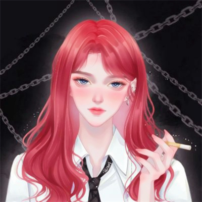 一左一右ins风精致好看微信情头 一男一女优质手绘动漫情侣头像