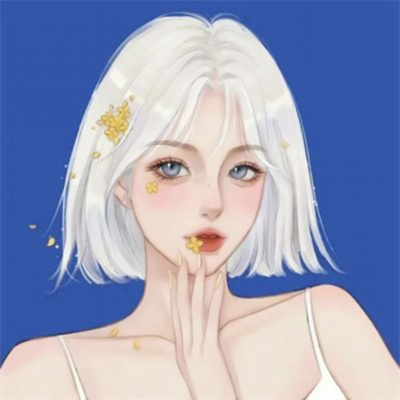一左一右ins风精致好看微信情头 一男一女优质手绘动漫情侣头像