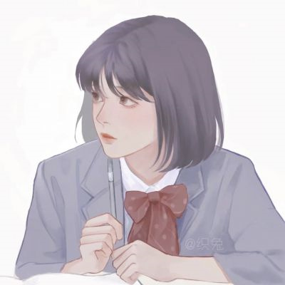 最新流行超火的动漫微信情头 个性好看的qq情侣手绘头像一男一女