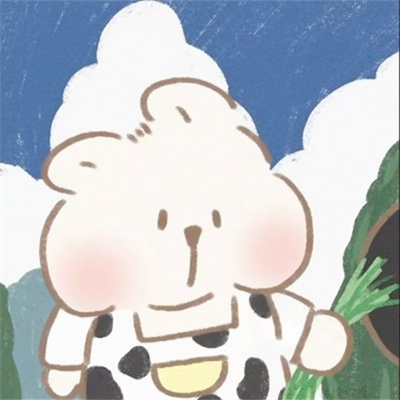 2022适合一辈子用的情侣头像 唯美好看的小清新干净简单卡通情头
