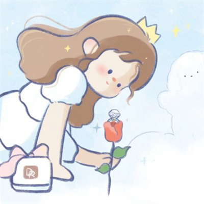 2022适合一辈子用的情侣头像 唯美好看的小清新干净简单卡通情头