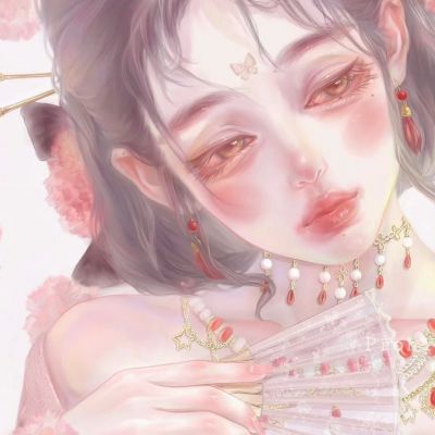 超级可爱超级卡通女生头像 很干净冷淡风超级萌动漫女头高级感
