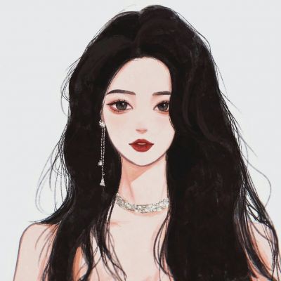超级可爱超级卡通女生头像 很干净冷淡风超级萌动漫女头高级感