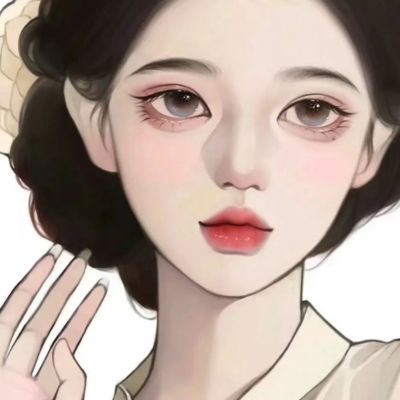 超级可爱超级卡通女生头像 很干净冷淡风超级萌动漫女头高级感