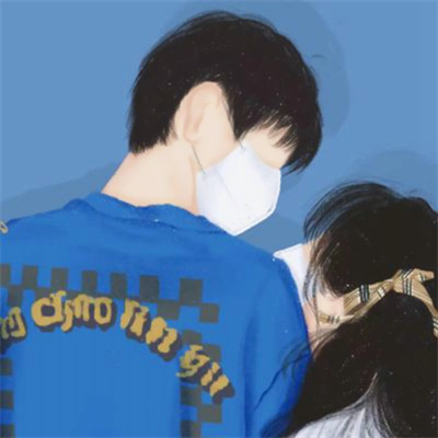 双人甜蜜恩爱唯美有意境情头 高级不易撞的好看手绘动漫情侣头像