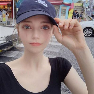 养眼耐看少女感十足的休闲女头 看起来超干净的白嫩皮肤欧美女头