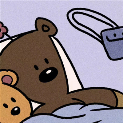 高画质好看的超火情头图片 萌哒哒的俏皮可爱卡通动漫情侣头像