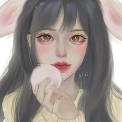 高清精致的清爽动漫女头 2022超流行的手绘真人女头高级感十足