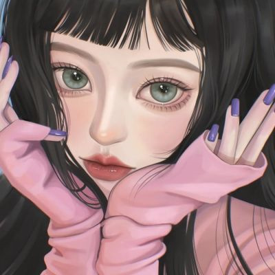高清精致的清爽动漫女头 2022超流行的手绘真人女头高级感十足