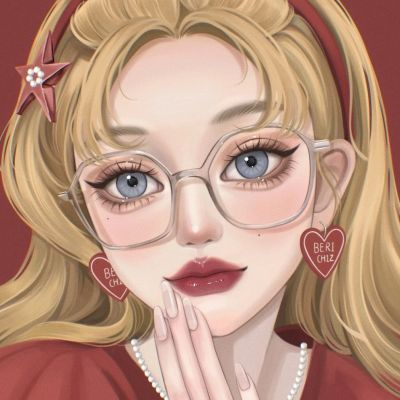 高清精致的清爽动漫女头 2022超流行的手绘真人女头高级感十足
