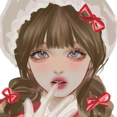 高清精致的清爽动漫女头 2022超流行的手绘真人女头高级感十足