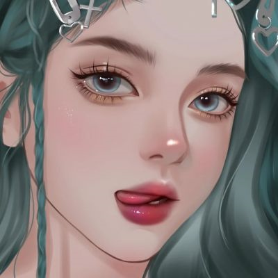 高清精致的清爽动漫女头 2022超流行的手绘真人女头高级感十足