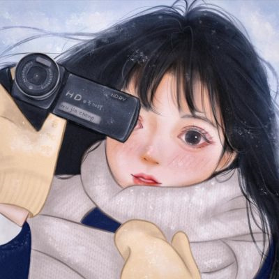 高清精致的清爽动漫女头 2022超流行的手绘真人女头高级感十足