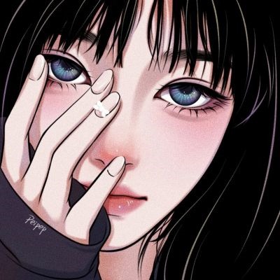 高清精致的清爽动漫女头 2022超流行的手绘真人女头高级感十足