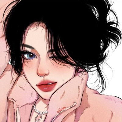 高清精致的清爽动漫女头 2022超流行的手绘真人女头高级感十足