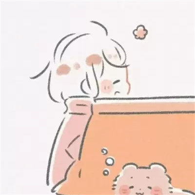 罕见好看的手绘情头一男一女 简约干净的简笔画卡通情侣头像合集