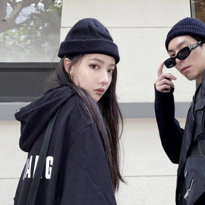 2022很甜美的真人高清情头 很甜美的气质的情侣双人高级头像