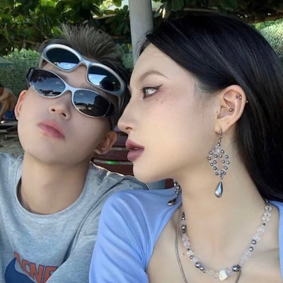 2022很甜美的真人高清情头 很甜美的气质的情侣双人高级头像