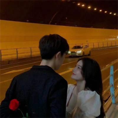 意境清新双人同框真人cp情侣头像 甜美双人糖分爆表互动情侣头像