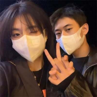 意境清新双人同框真人cp情侣头像 甜美双人糖分爆表互动情侣头像