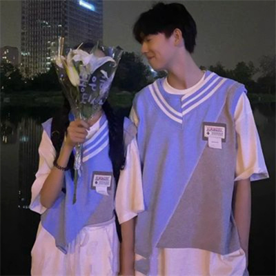 意境清新双人同框真人cp情侣头像 甜美双人糖分爆表互动情侣头像