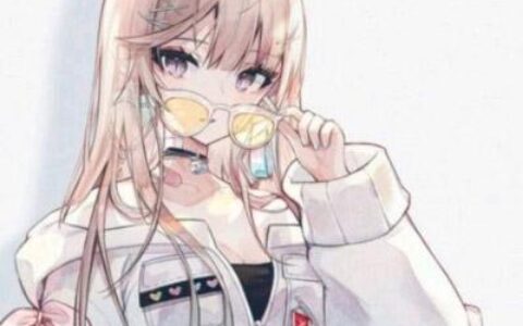 可爱森系很精致的卡通女头 温柔清纯又很可人优雅的动漫女头