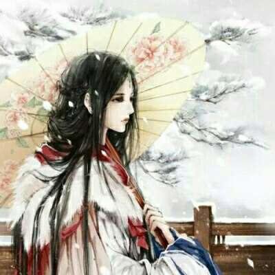 可爱森系很精致的卡通女头 温柔清纯又很可人优雅的动漫女头