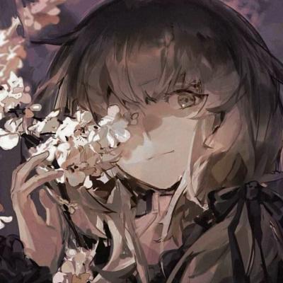 可爱森系很精致的卡通女头 温柔清纯又很可人优雅的动漫女头