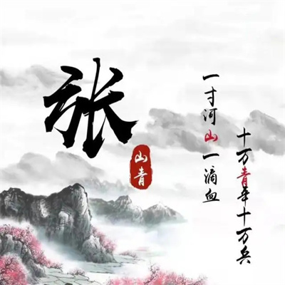 父母用的姓氏头像合集非常好看 微信超火的姓氏头像图片大全2022
