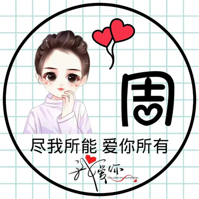 父母用的姓氏头像合集非常好看 微信超火的姓氏头像图片大全2022