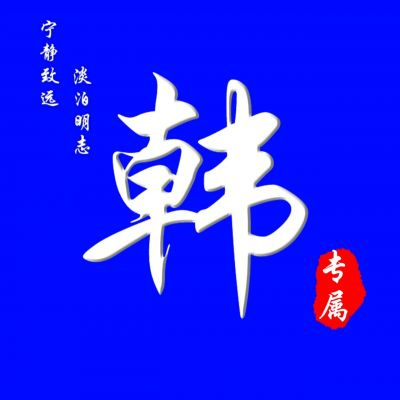 父母用的姓氏头像合集非常好看 微信超火的姓氏头像图片大全2022
