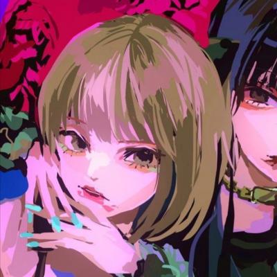 爆款好看又很可爱卡通二次元 恩爱又很有魅力二次元卡通动漫情头