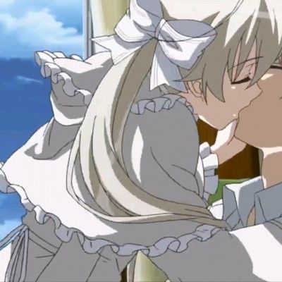 卡哇伊很可爱的动漫情侣头 萌系超级有意思的卡通二次元情侣头像