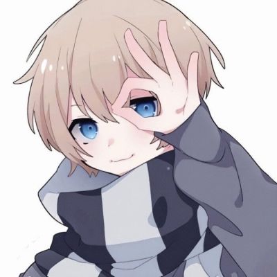 很精致可爱男生头像黑白动漫 二次元全新很优质的很好看男生头像