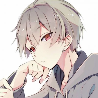 慵懒偏冷淡风动漫卡通男生气 好看二次元气质高冷的魅力男生头像