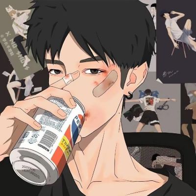 慵懒偏冷淡风动漫卡通男生气 好看二次元气质高冷的魅力男生头像