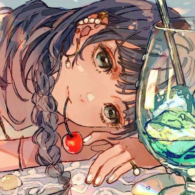 很好看的又很精致的女生二 全新手绘高冷精致女生动漫卡通qq头像