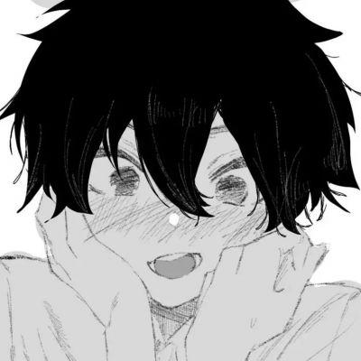 卡哇伊很可爱的动漫男生头像很 二次元黑白动漫超帅卡通男生头像