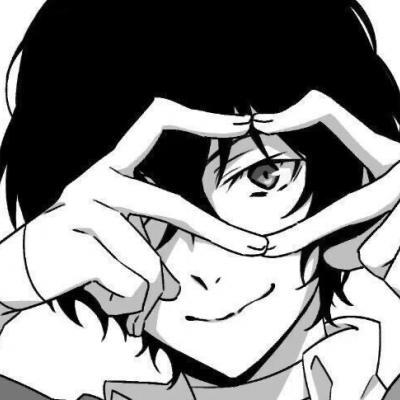 卡哇伊很可爱的动漫男生头像很 二次元黑白动漫超帅卡通男生头像