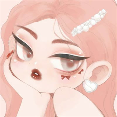 手绘女头短发青春少女可爱头像 超拽手绘女生头像图片女孩