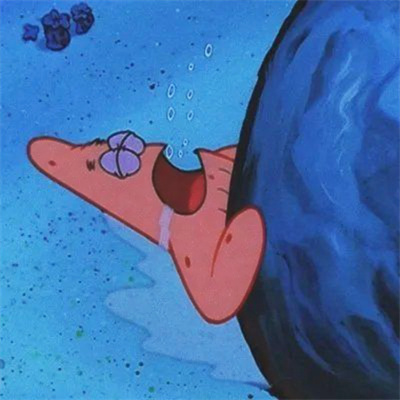 卡通动漫情头不明显可爱呆萌 海绵宝宝情头像一左一右派大星