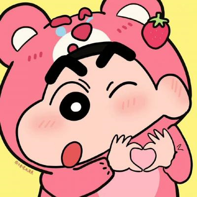 动漫卡通情侣头像热门爆款 蜡笔小新情头一左一右独一无二