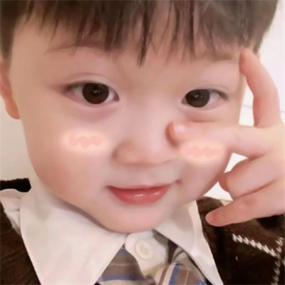 一男一女萌娃高清情侣头像 抖音超火萌娃情头可可爱爱图片