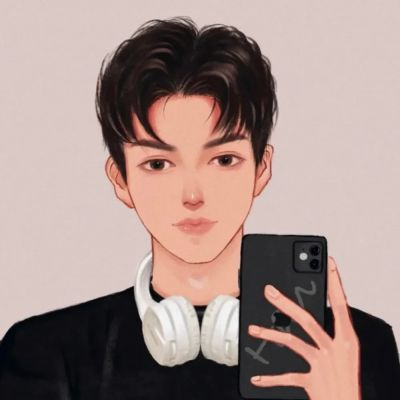 超有感的韩系动漫情头图片 动漫简约手绘情头一男一女最新图片