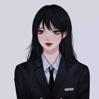 超有感的韩系动漫情头图片 动漫简约手绘情头一男一女最新图片