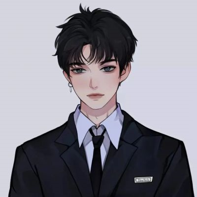 超有感的韩系动漫情头图片 动漫简约手绘情头一男一女最新图片
